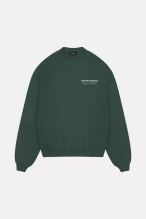 Quotrell studios crewneck petrol/white