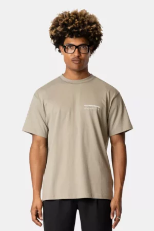 Quotrell studios t-shirt faded olive/white