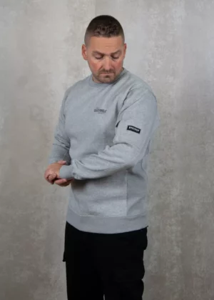 Quotrell toulouse crewneck grey melee/black