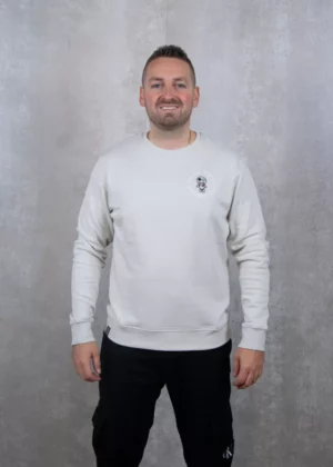 Wrong Friends memphis sweater light grey