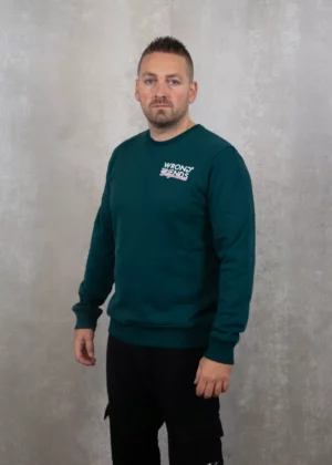 Wrong Friends taos sweater teal