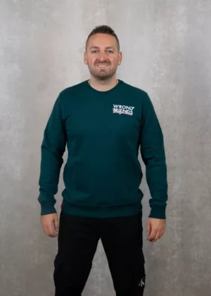 Wrong Friends taos sweater teal
