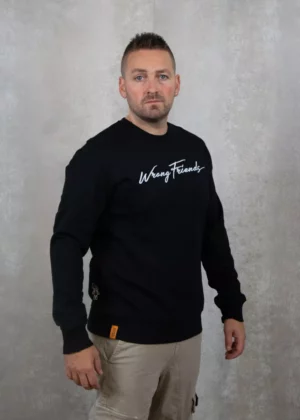 Wrong Friends vigo sweater black