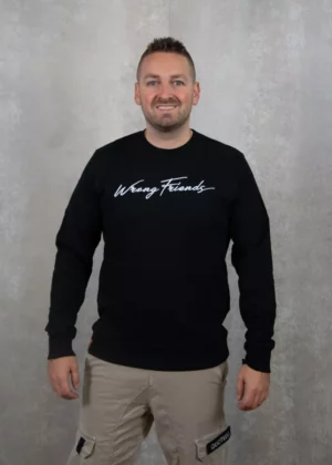 Wrong Friends vigo sweater black