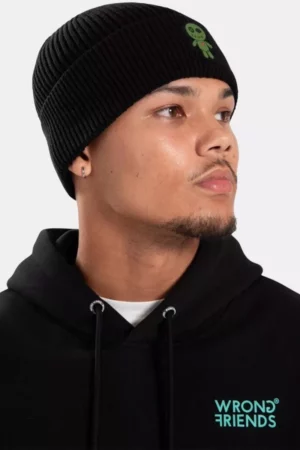 Wrong Friends voodoo beanie black