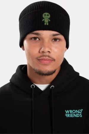 Wrong Friends voodoo beanie black