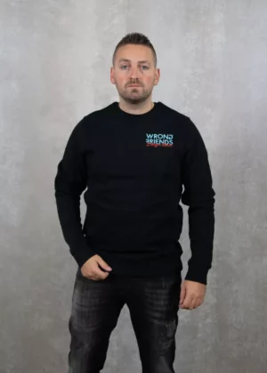Wrong Friends wf design house sweater black