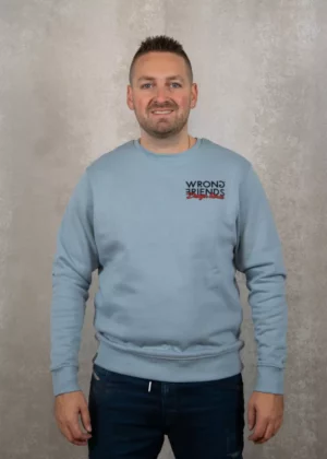 Wrong Friends wf design house sweater light blue