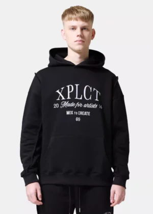 XPLCT carbon hoodie black