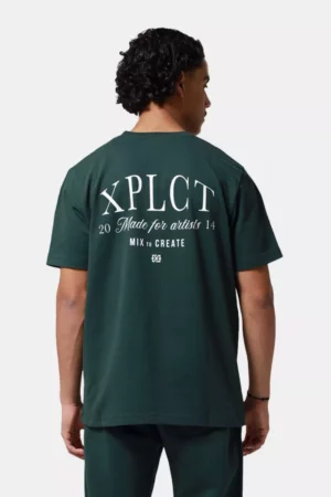 XPLCT carbon tee green