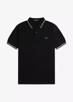 Fred Perry m3600 u96 bk/icecre/cyblu