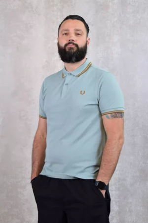Fred Perry m3600 v22 slvrblue/dkcaram