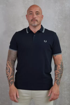 Fred Perry m3600 v24 nvy/slvb/wrmgre