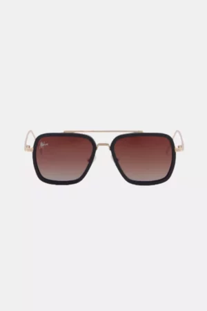 Malelions abstract sunglasses gold