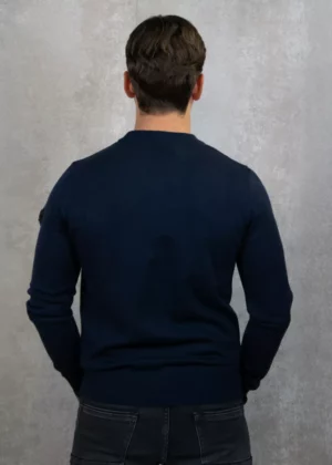 Malelions knitted crewneck 303 navy