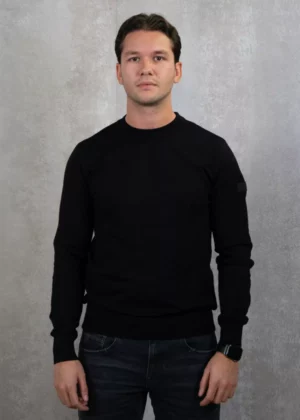Malelions knitted crewneck 900 black
