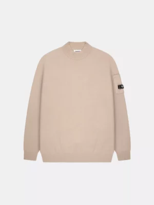 Quotrell cannes knitted sweater faded brown