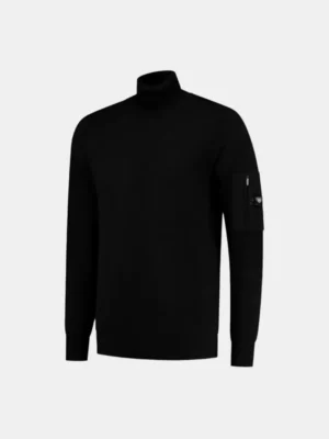 Quotrell papillon knitted sweater black