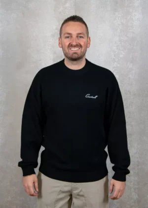 Quotrell reno knitted sweater black