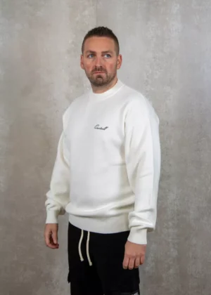 Quotrell reno knitted sweater ecru