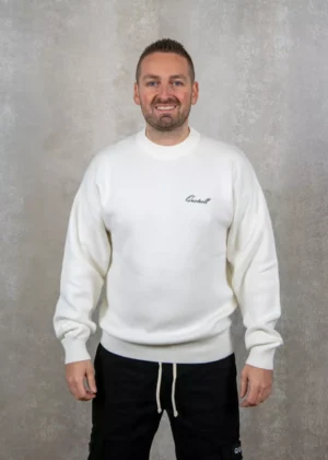 Quotrell reno knitted sweater ecru