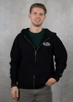 Quotrell sydney zip hoodie black/white
