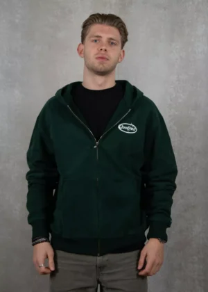 Quotrell sydney zip hoodie petrol/white