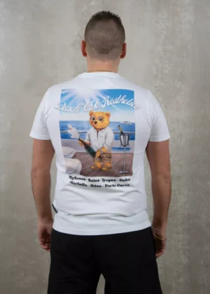 Baron Filou cxiv poster backprint t-shirt white