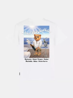 Baron Filou cxiv poster backprint t-shirt white