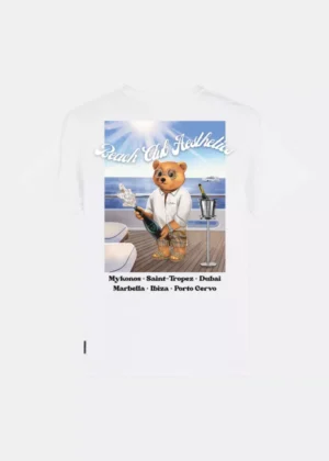 Baron Filou cxiv poster backprint t-shirt white