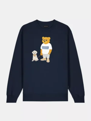 Baron Filou cxxiv embroidered pullover navy blue