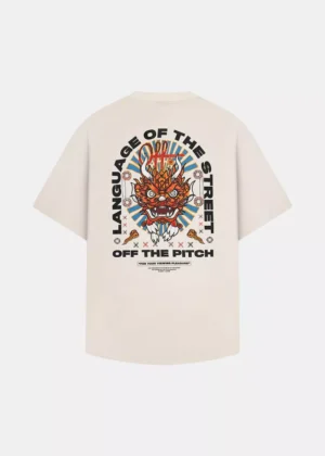 OFF THE PITCH dragon oversized tee 102 off white