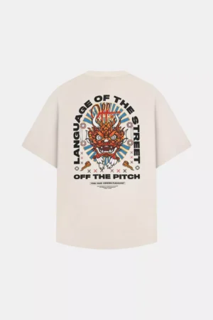 OFF THE PITCH dragon oversized tee 102 off white