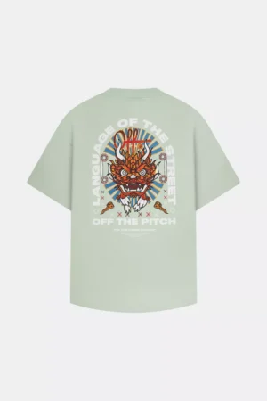 OFF THE PITCH dragon oversized tee 501 mint