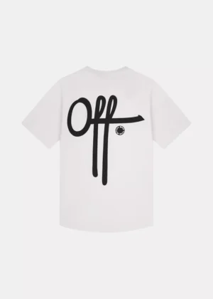 OFF THE PITCH fullstop slim fit tee 100 white