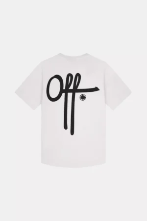OFF THE PITCH fullstop slim fit tee 100 white