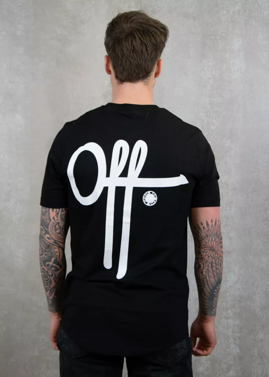 OFF THE PITCH fullstop slim fit tee 998 black