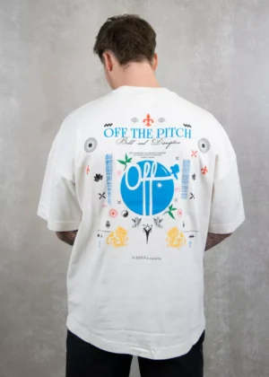 OFF THE PITCH global oversized tee 102 off white