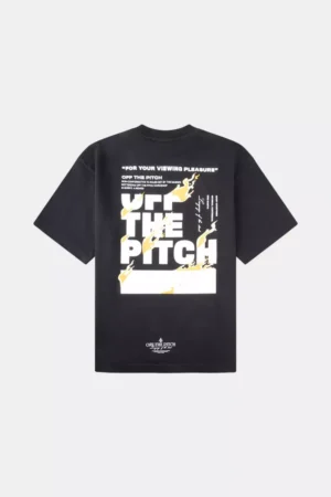 OFF THE PITCH lit loose fit tee 998 black
