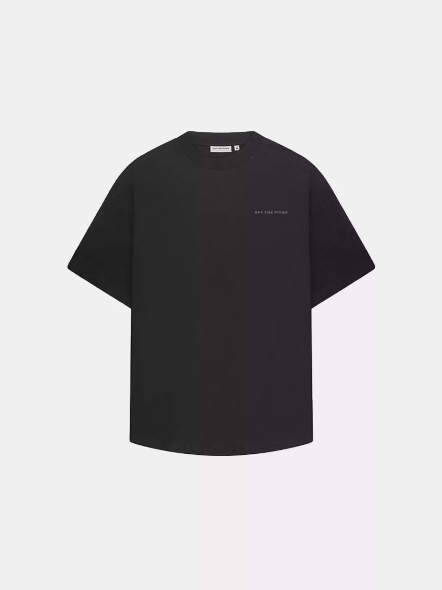 OFF THE PITCH season oversized tee 998 black
