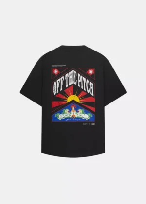 OFF THE PITCH season oversized tee 998 black