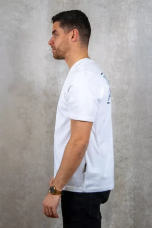 XPLCT stitch tee white