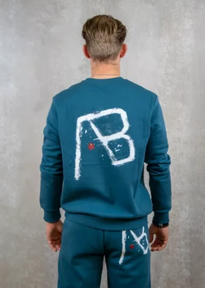 AB Lifestyle canvas crewneck with print stargazer