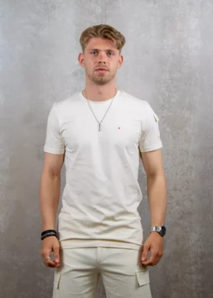 AB Lifestyle cargo tee white swan