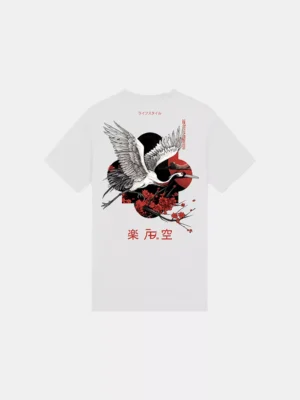 AB Lifestyle ink tee crane bright white