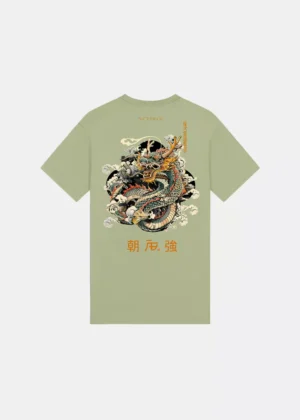 AB Lifestyle ink tee dragon desert sage