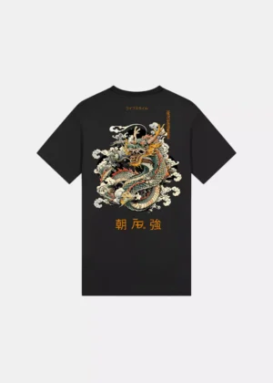 AB Lifestyle ink tee dragon jet black