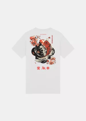 AB Lifestyle ink tee koi bright white