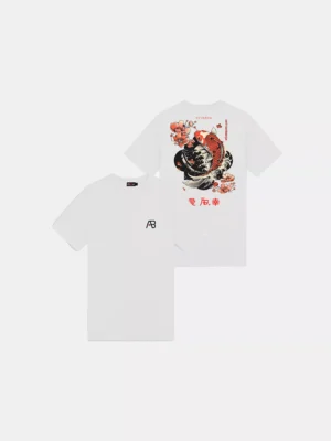 AB Lifestyle ink tee koi bright white