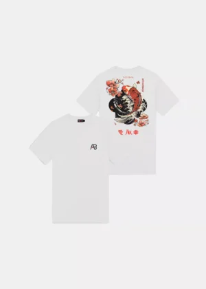 AB Lifestyle ink tee koi bright white